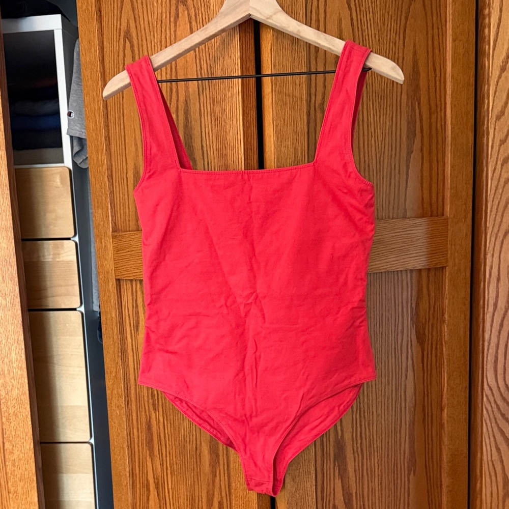 Maria Stanley Red Body Suit